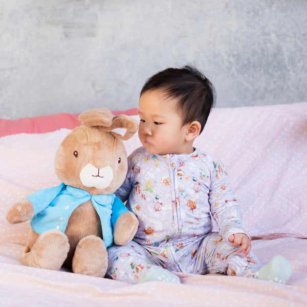 Monarch Store Bamboo Romper (Bootysuit) V3.0 LONG SLEEVED : Peter Rabbit in Spring